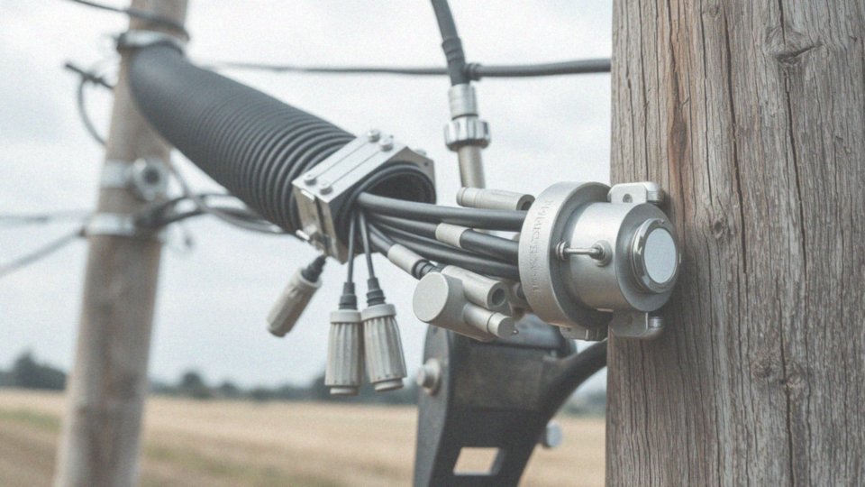 Jak przeprowadza się zabezpieczanie włókien światłowodowych w instalacjach napowietrznych?