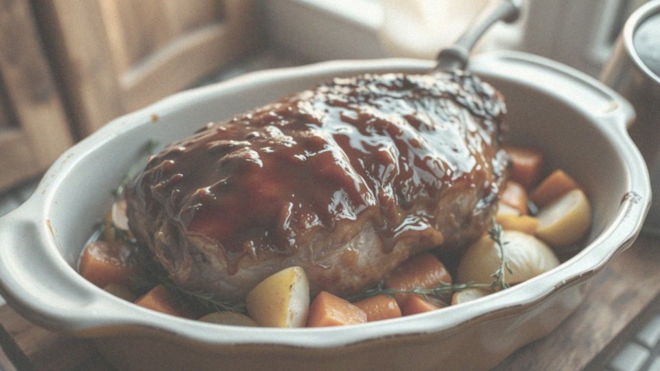 Jakie składniki wzbogacają smak karkówki podczas pieczenia?