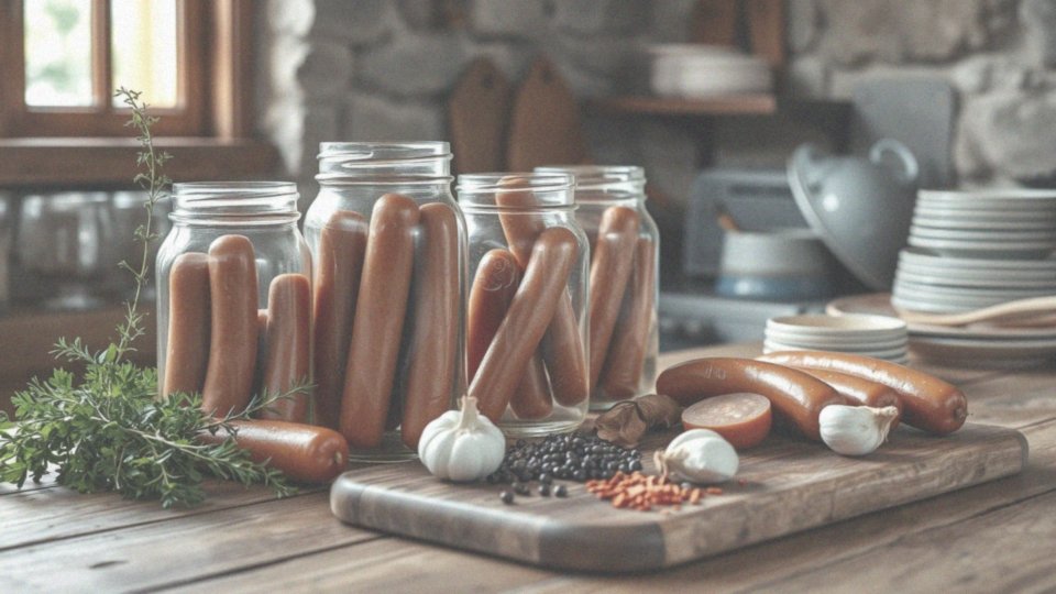 Jakie są korzyści z przygotowania domowej kiełbasy w słoiku?