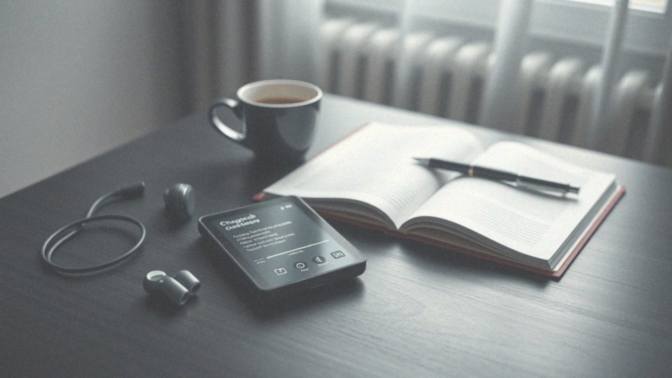 Jakie są dodatkowe funkcje przydatne w urządzeniach do audiobooków?