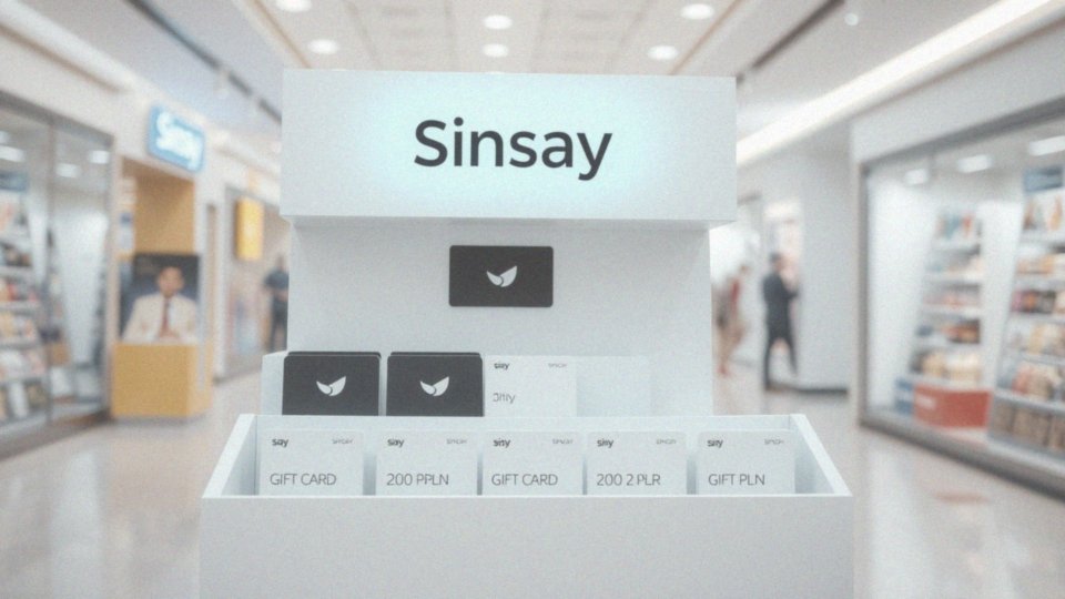Jakie są dostępne kwoty zakupów karty podarunkowej Sinsay?