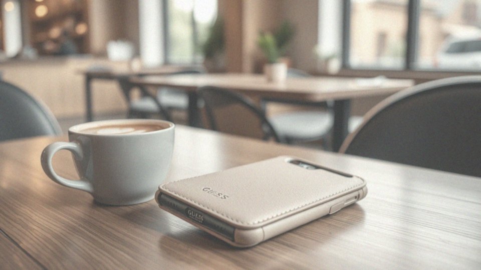 Jakie są funkcjonalności torebki etui Guess na telefon?