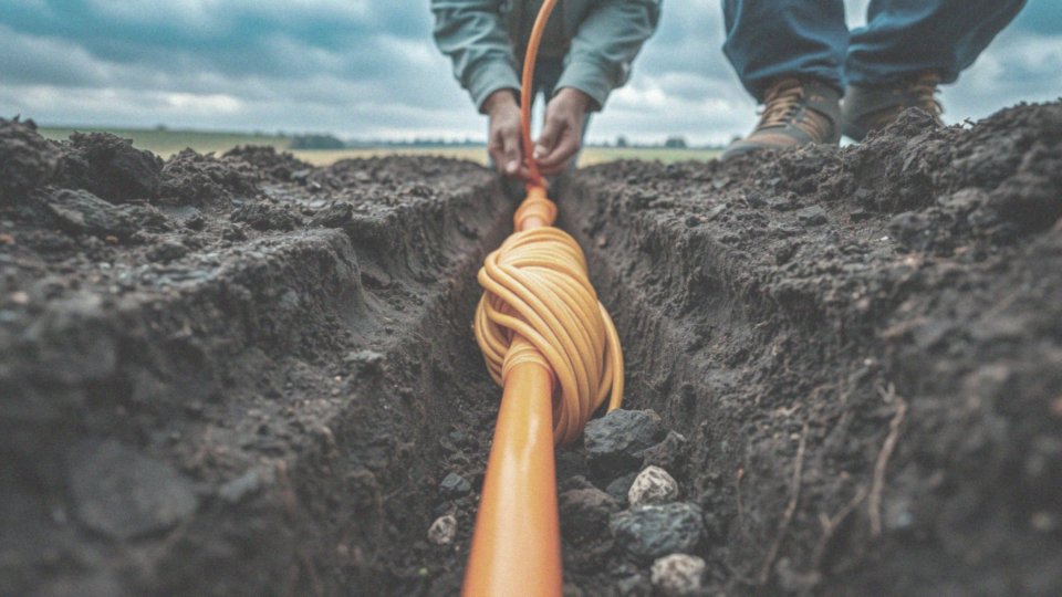 Jak powinien być prowadzony światłowód w instalacji doziemnej?