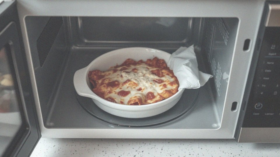 Jakie są kluczowe techniki podgrzewania lasagne w mikrofalówce?