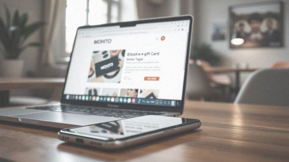 Czy karta podarunkowa MOHITO jest dostępna w wersji elektronicznej?