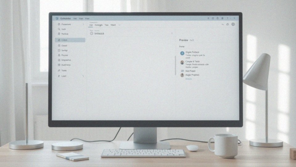 Jak wygląda interfejs programu Outlook w Windows 10?